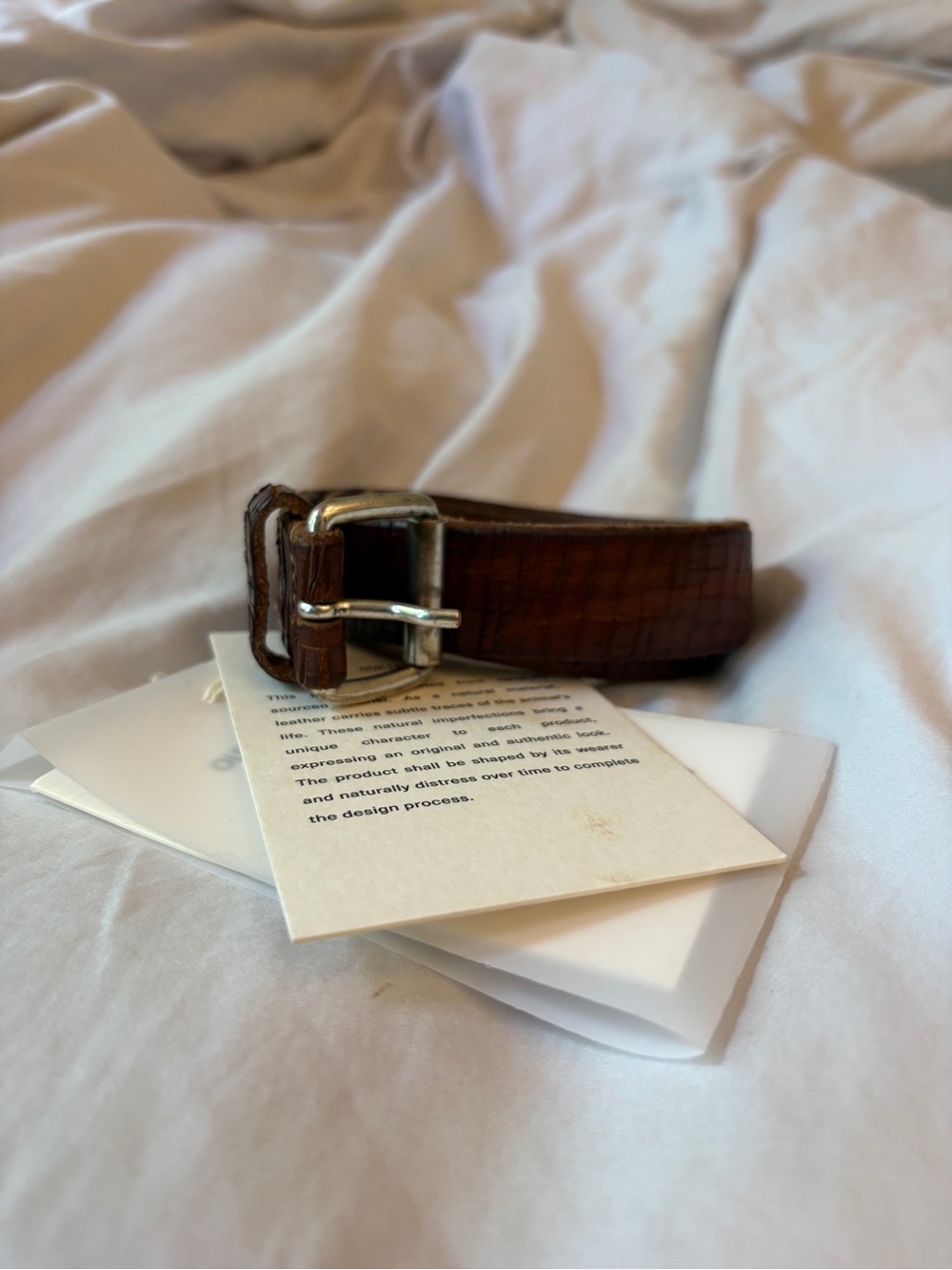 Our Legacy Lazer Cut Belt